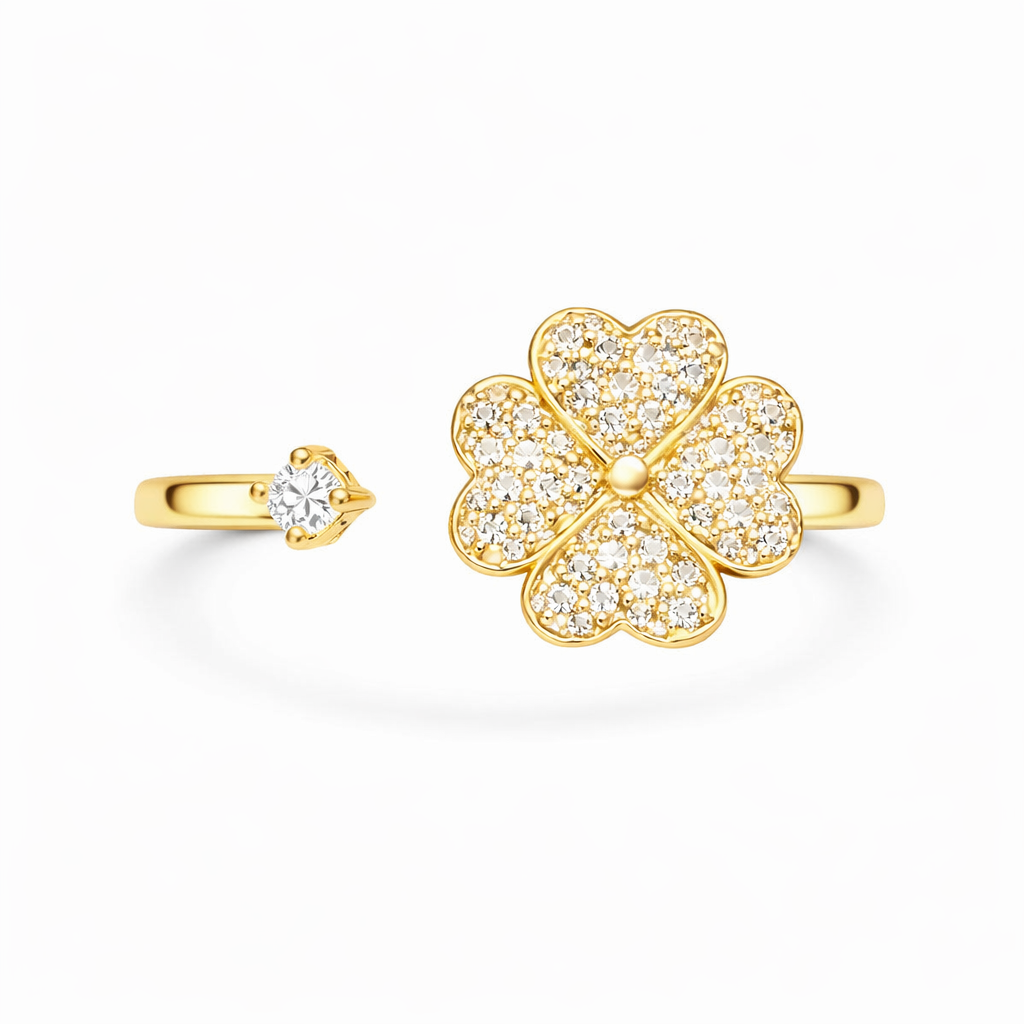 Classic Bloom Spinner Ring – Adjustable Finish