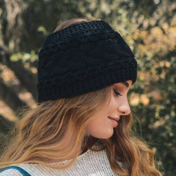 Warm & Cozy Cable Knit Headband – Winter Fashion
