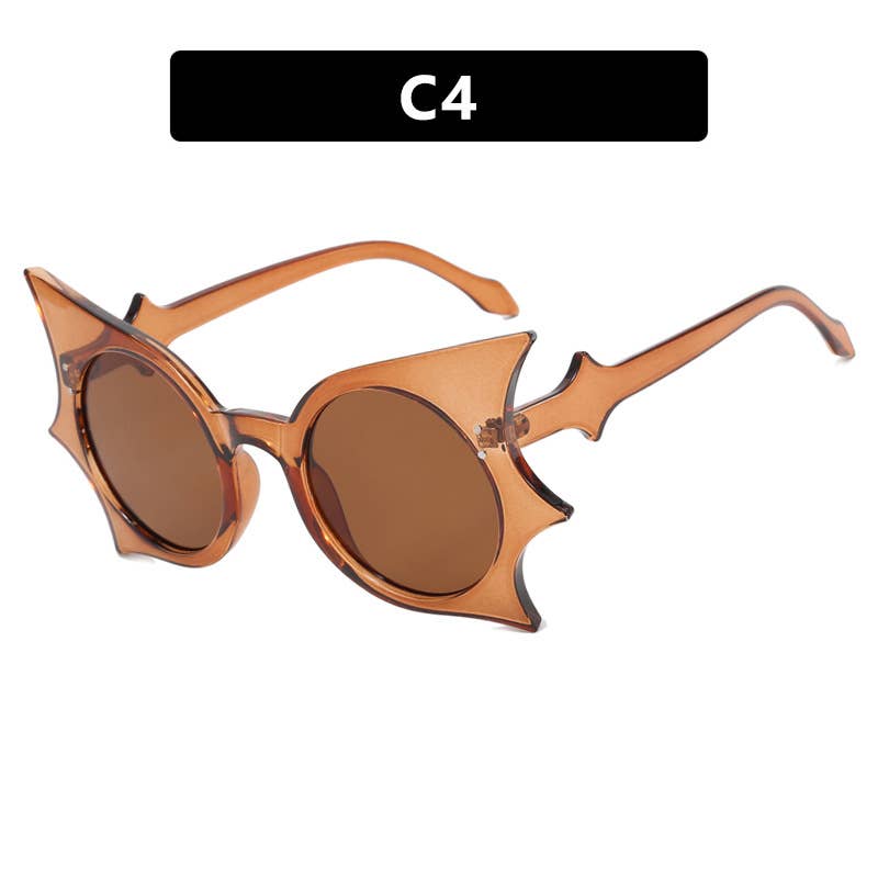 Y2K Gothic Bat Hip Hop Funny Women Butterfly Sunglasses
