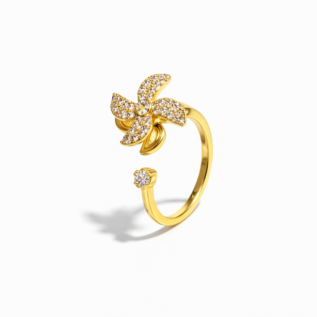 Adjustable Spinner Ring – Gold & Silver Plated