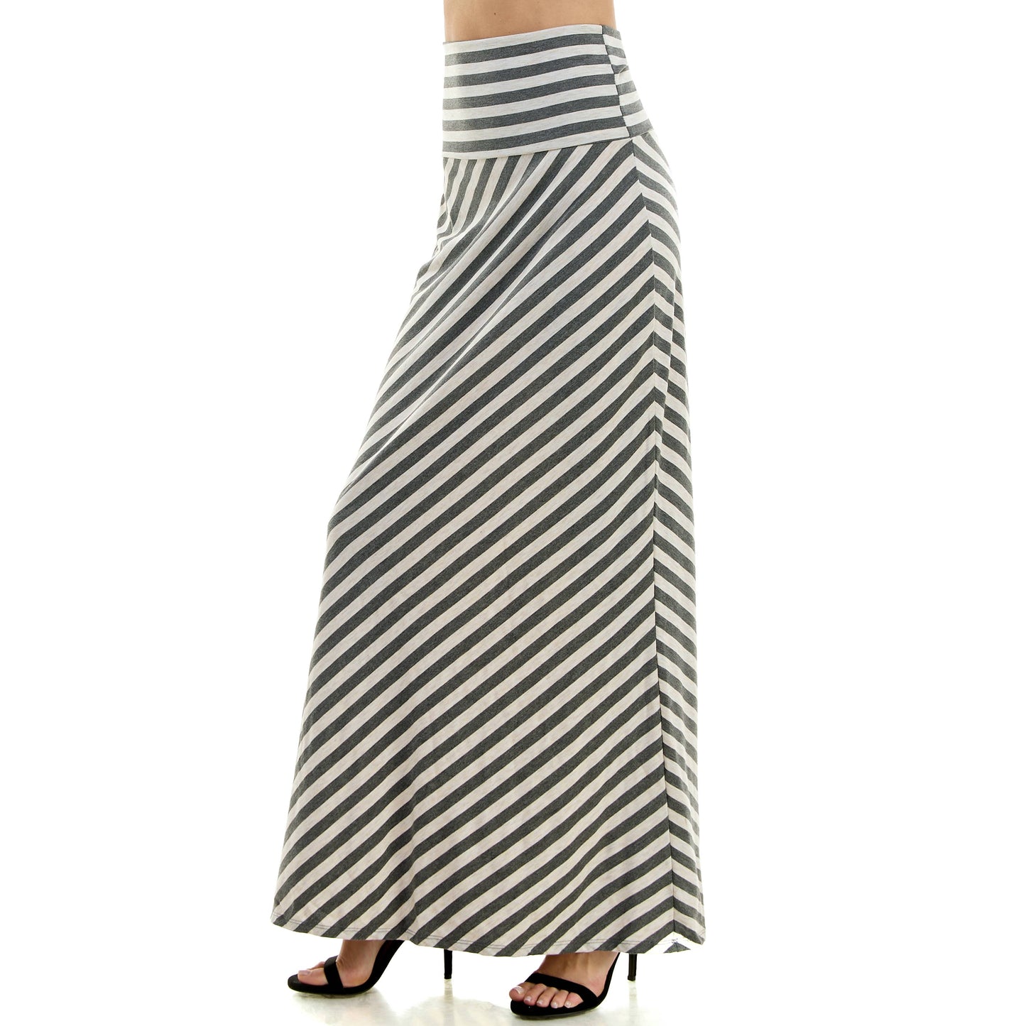 HIGH WAIST MAXI BASIC SKIRTS