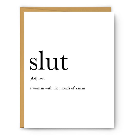 Slut Definition - Everyday Card