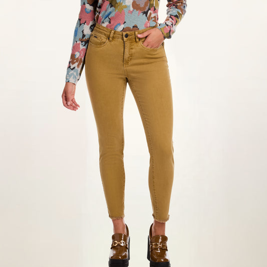 Golden Khaki Ankle Jeans