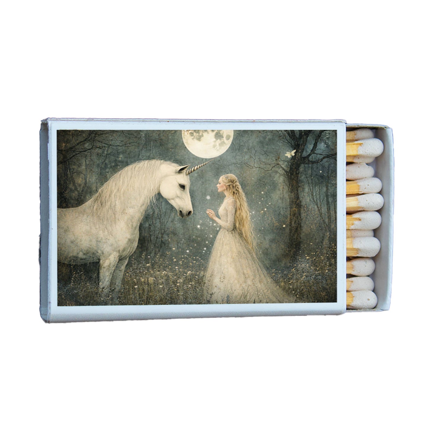 Matches • Girl wih Unicorn •Home Decor for Candles & Incense