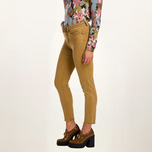 Golden Khaki Ankle Jeans