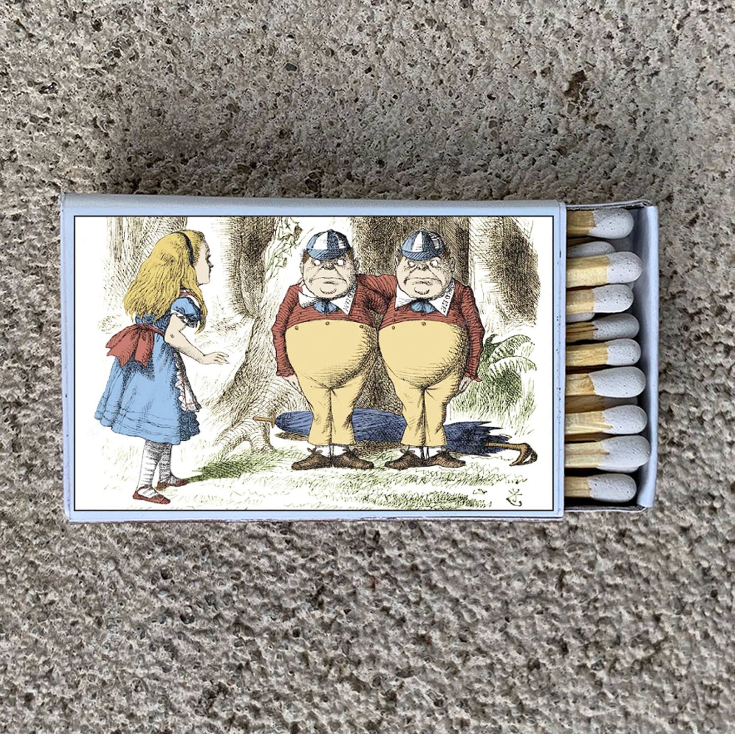 Matches • Alice in Wonderland Tweedle Dee and Tweedle Dum