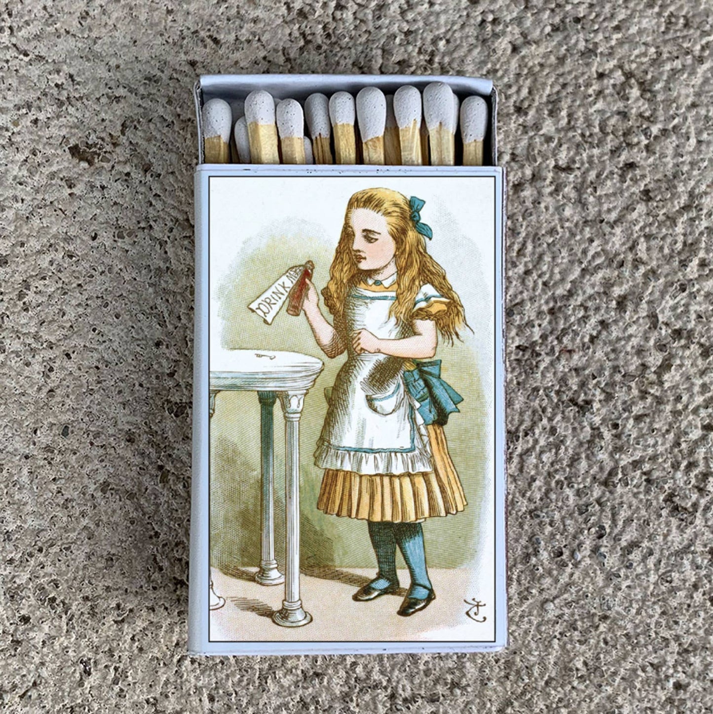 Matches • Alice in Wonderland Drink Me Bottle • Home Decor