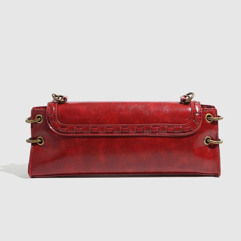 Vintage Square Shoulder Bag With Chain Strap DP225F699