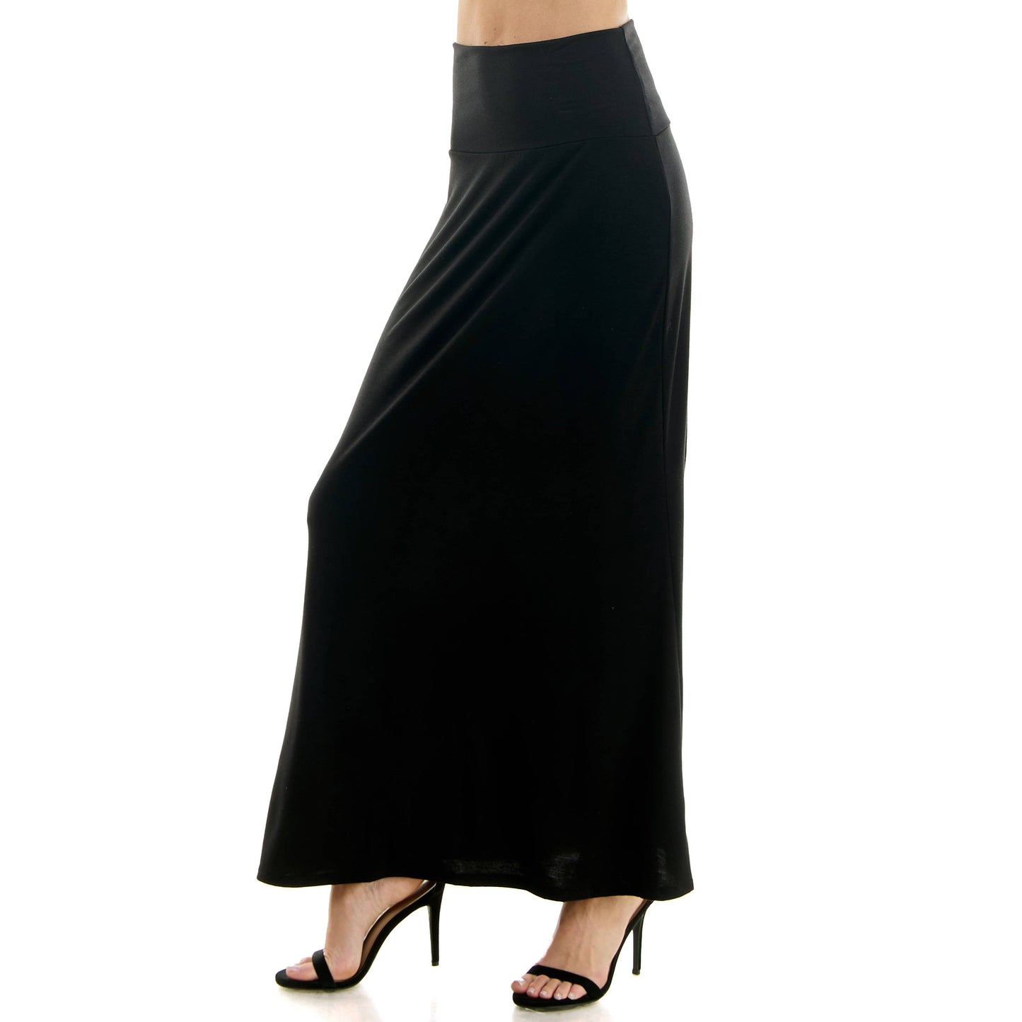 HIGH WAIST MAXI BASIC SKIRTS