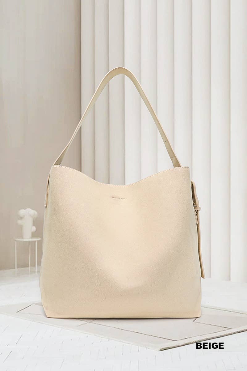 1110 Large Capacity Suede Bucket Tote Bag SI-29025