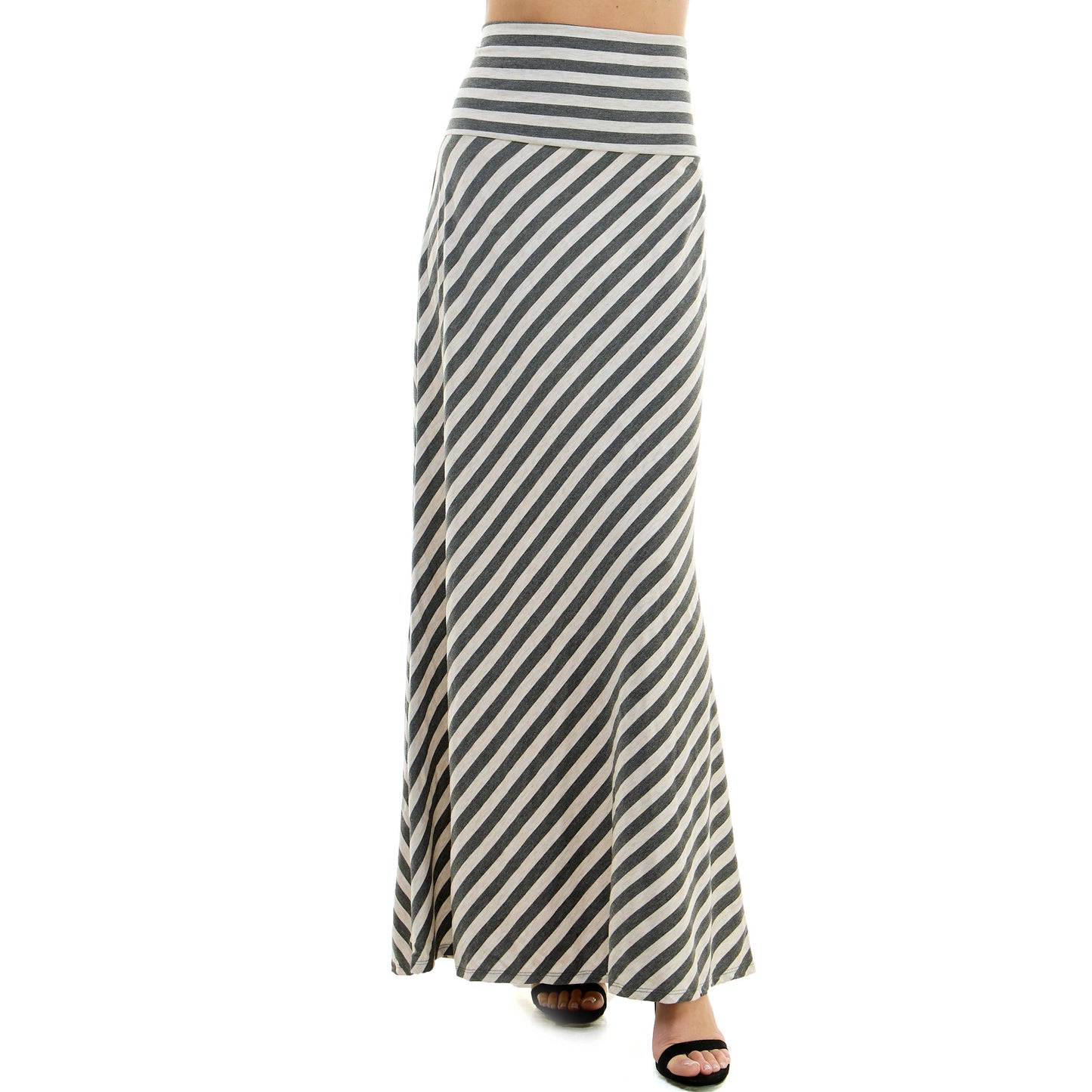 HIGH WAIST MAXI BASIC SKIRTS