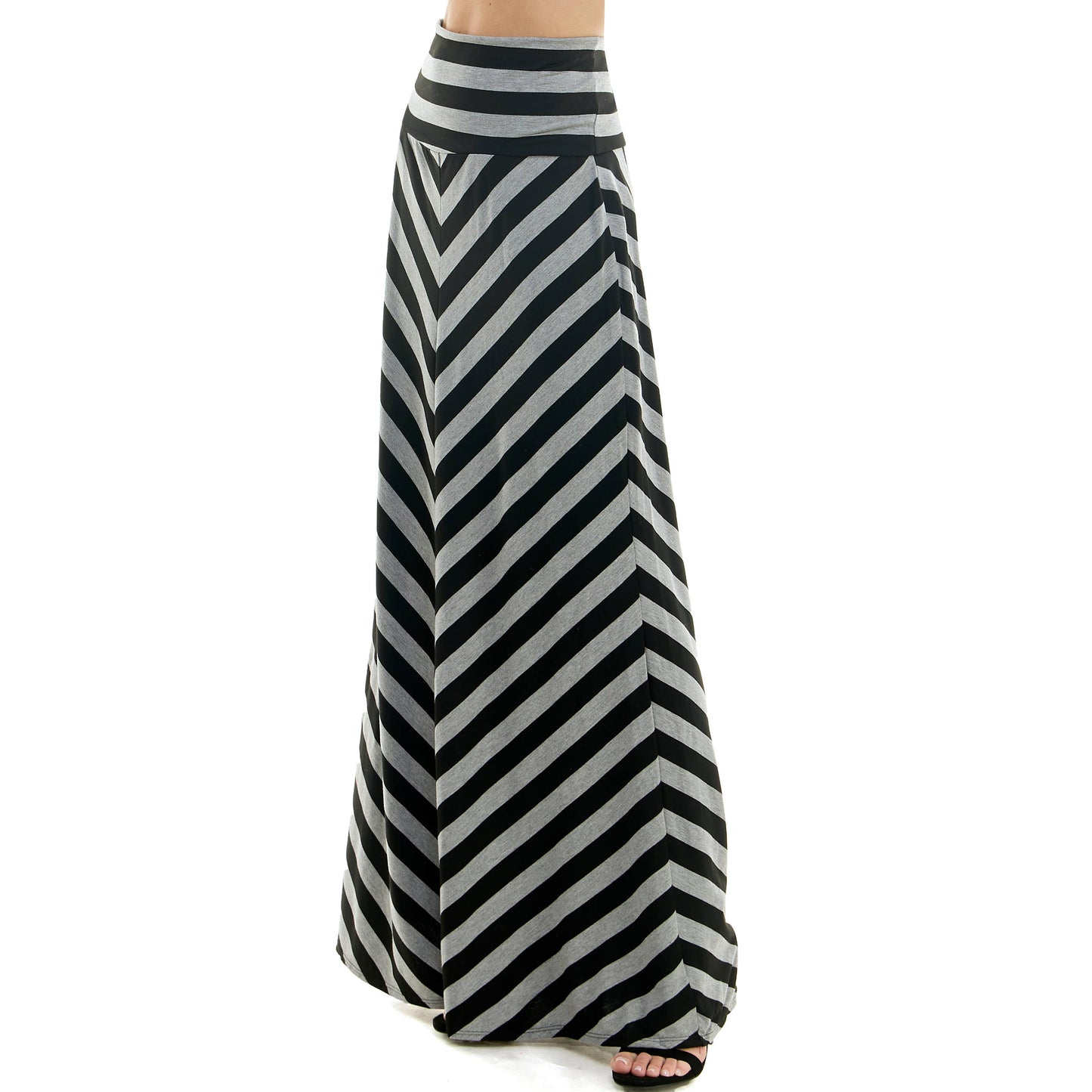 HIGH WAIST MAXI BASIC SKIRTS