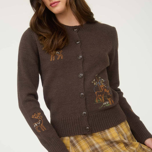 Embroidered Cardigan