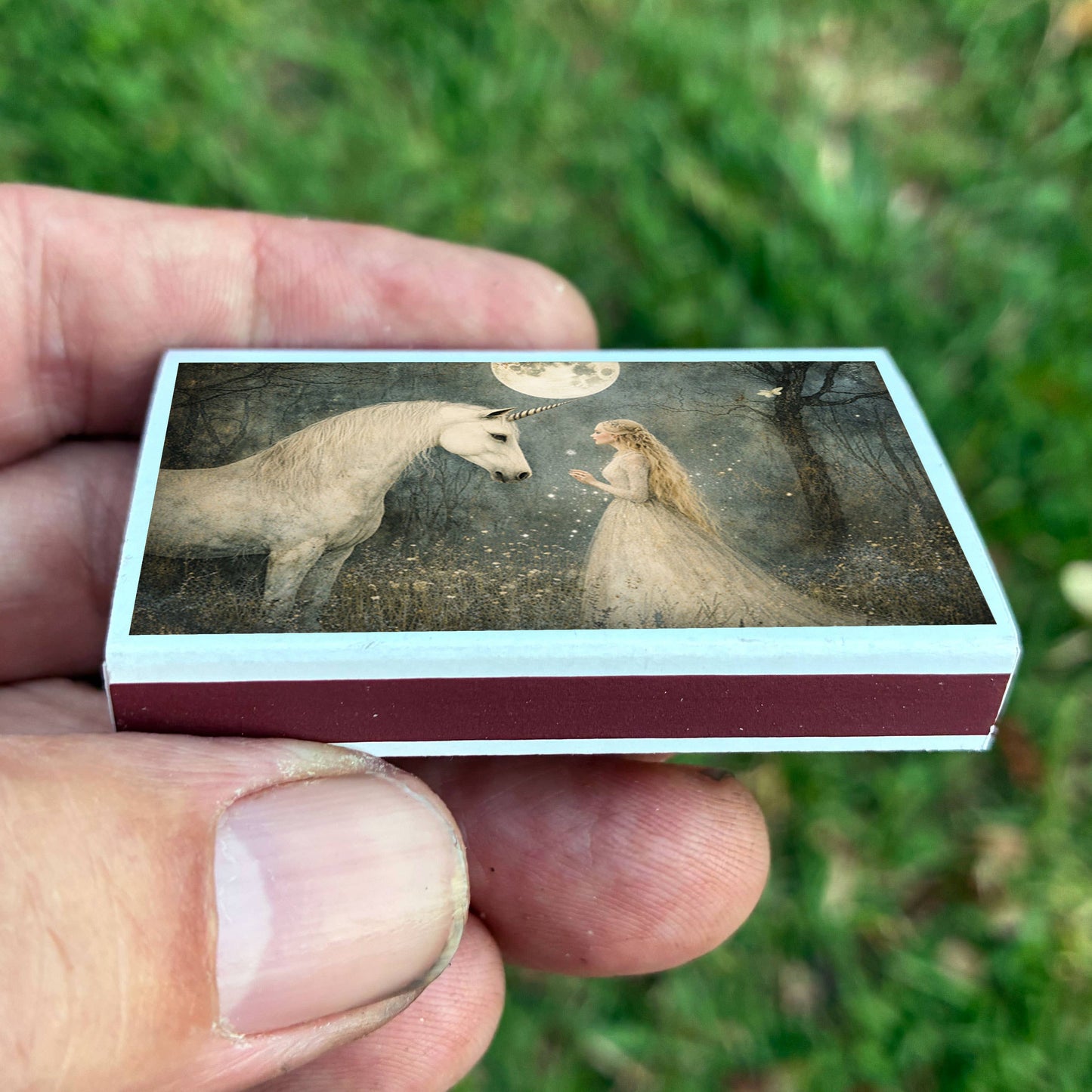 Matches • Girl wih Unicorn •Home Decor for Candles & Incense