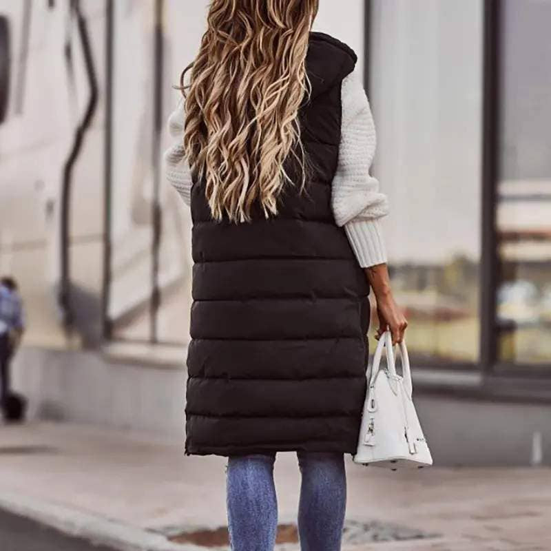 Hooded Gilet Puffer Jacket