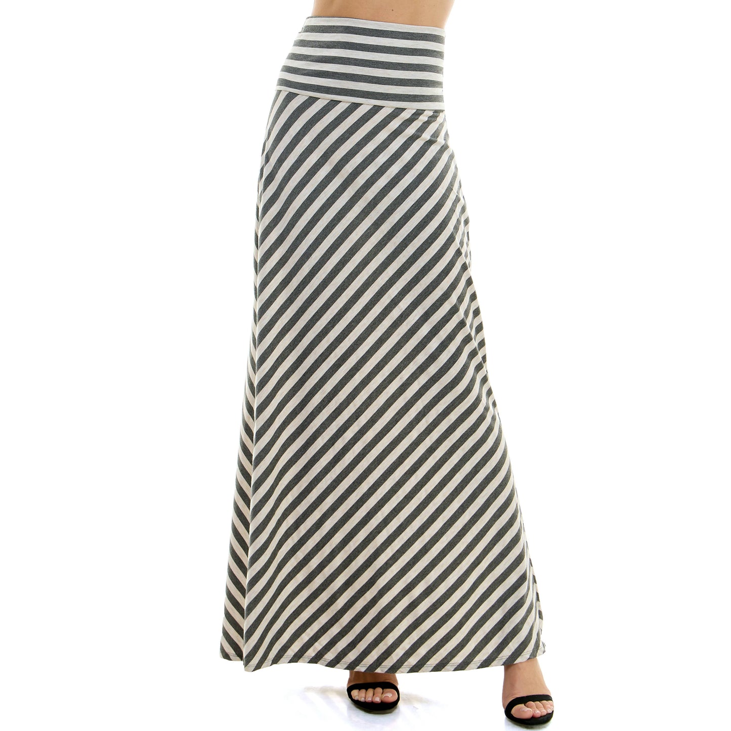HIGH WAIST MAXI BASIC SKIRTS