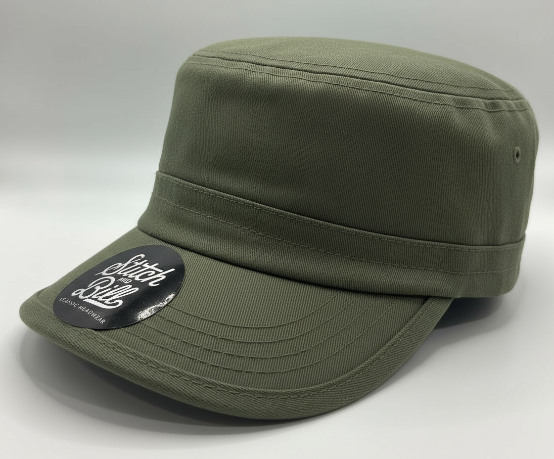 Trendy Military Cadet Cap Women Men 100% Cotton Adjustable