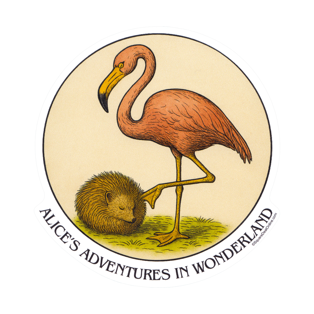 Sticker - Alice's Adventures In Wonderland - Croquet Team