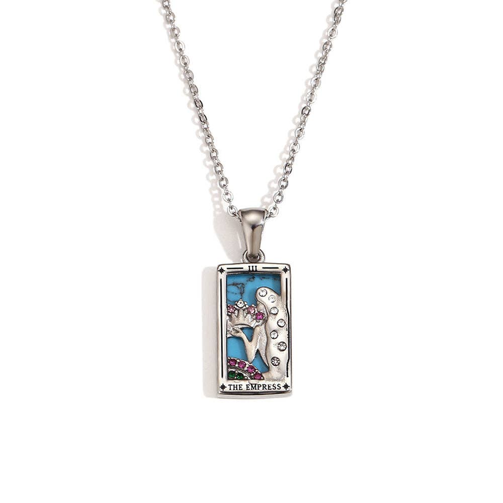 2+ Vintage Zircon Pendant Necklaces DPJN2917