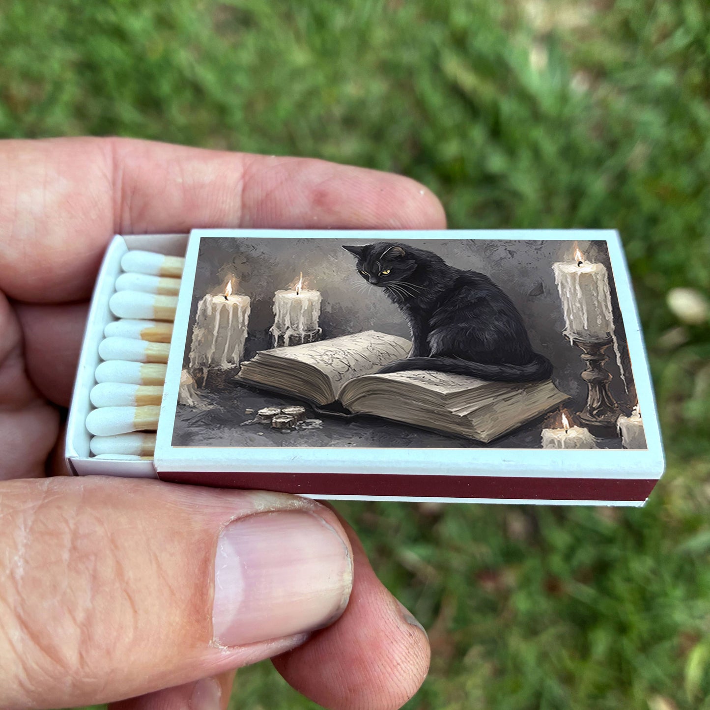 Matches • Black Cat • Home Decor for Candles and Incense