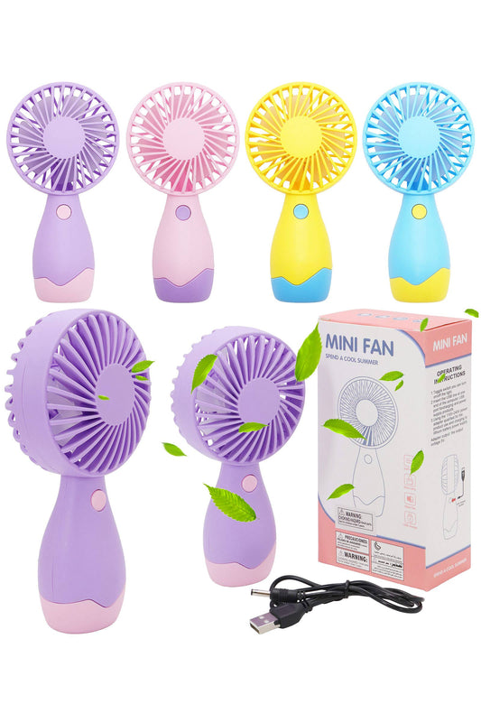 Matte Pastel Portable Self-stand Electric Fan