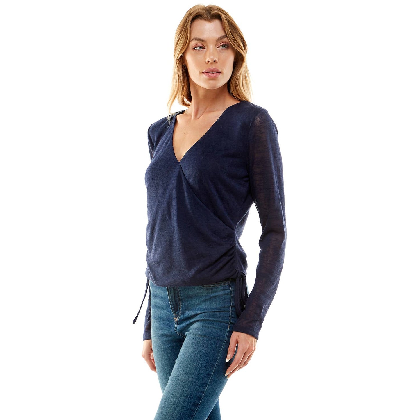 ESSENTIAL SOFT STRIDE SOLID SLUB HACCI KNIT TOP