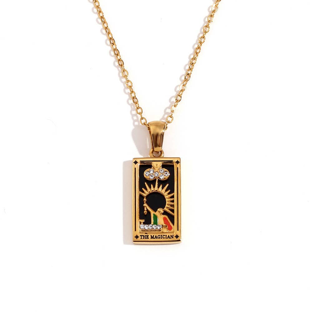 2+ Vintage Zircon Pendant Necklaces DPJN2917