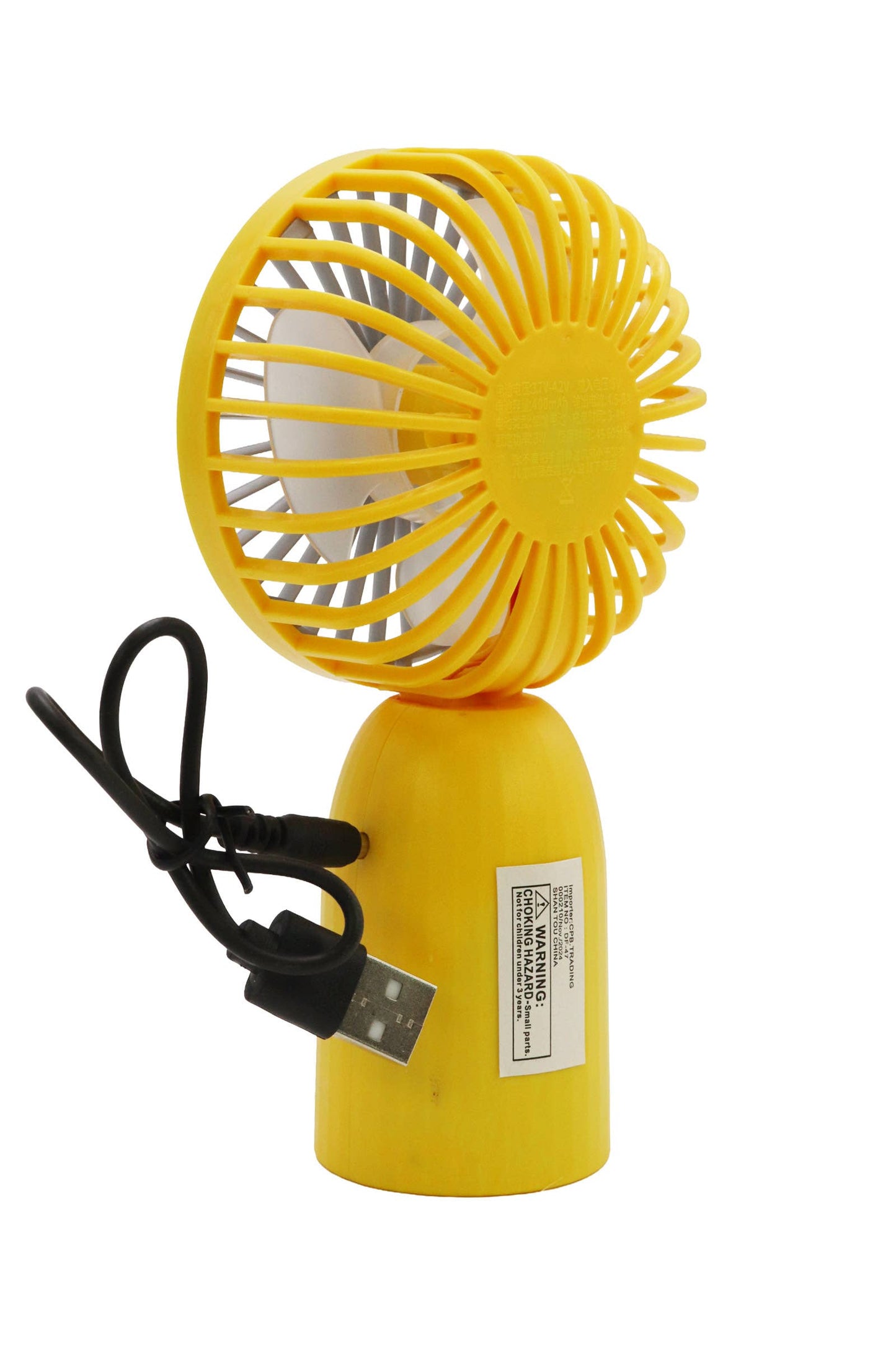 Matte Two Tone Portable Electric Fan - 12 pcs