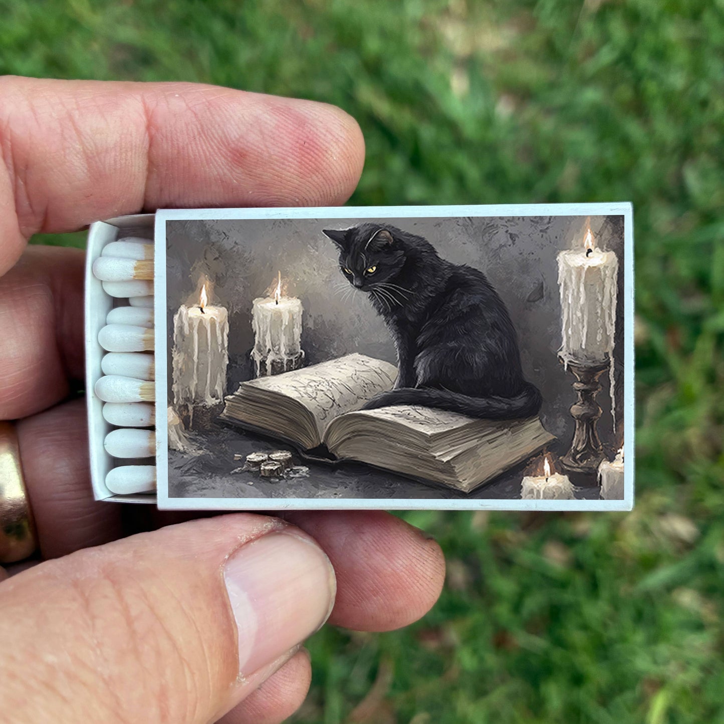 Matches • Black Cat • Home Decor for Candles and Incense