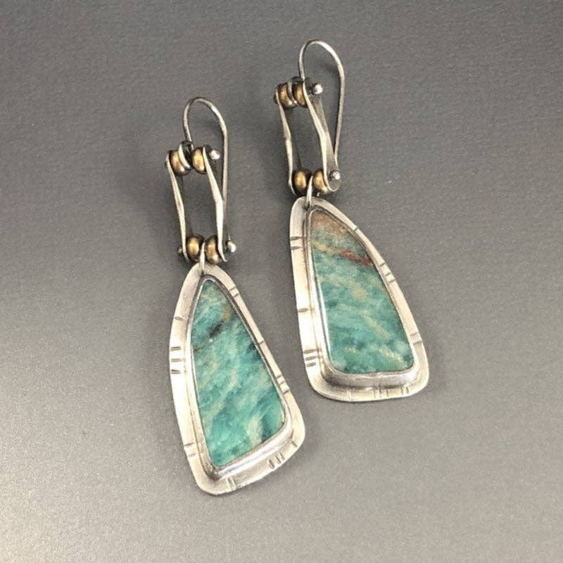 Vintage Geometric Irregular Dangle Earrings DP25D832