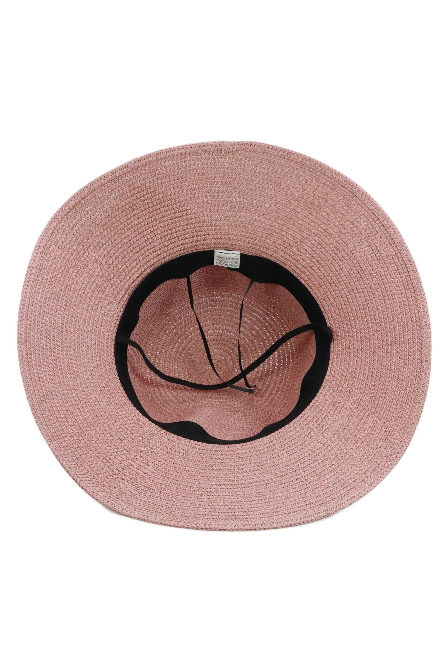 Satin Derby Bow Bucket Straw Sun Hat