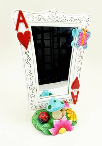 Alice in Wonderland Playing Card Mirror