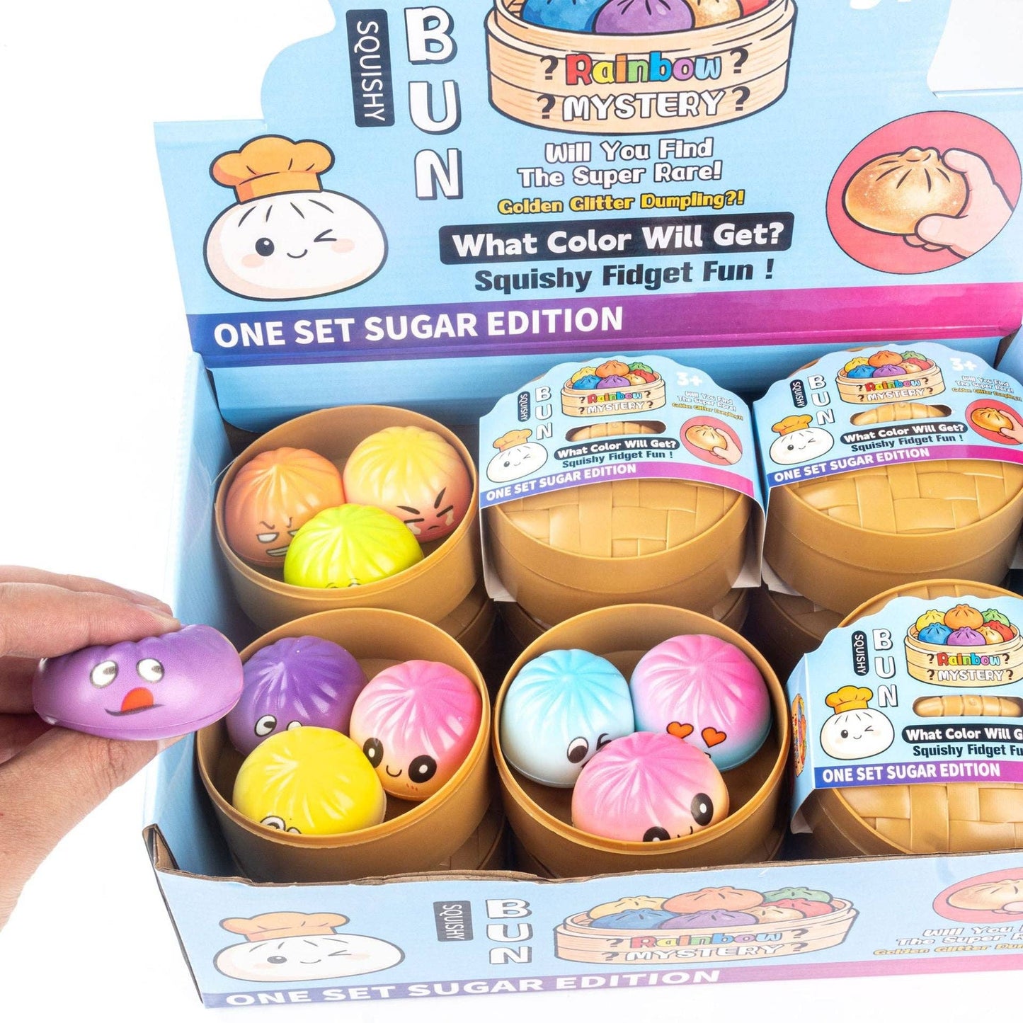 Dumpling Squishy Sensory Fidget Toys 12-Pack