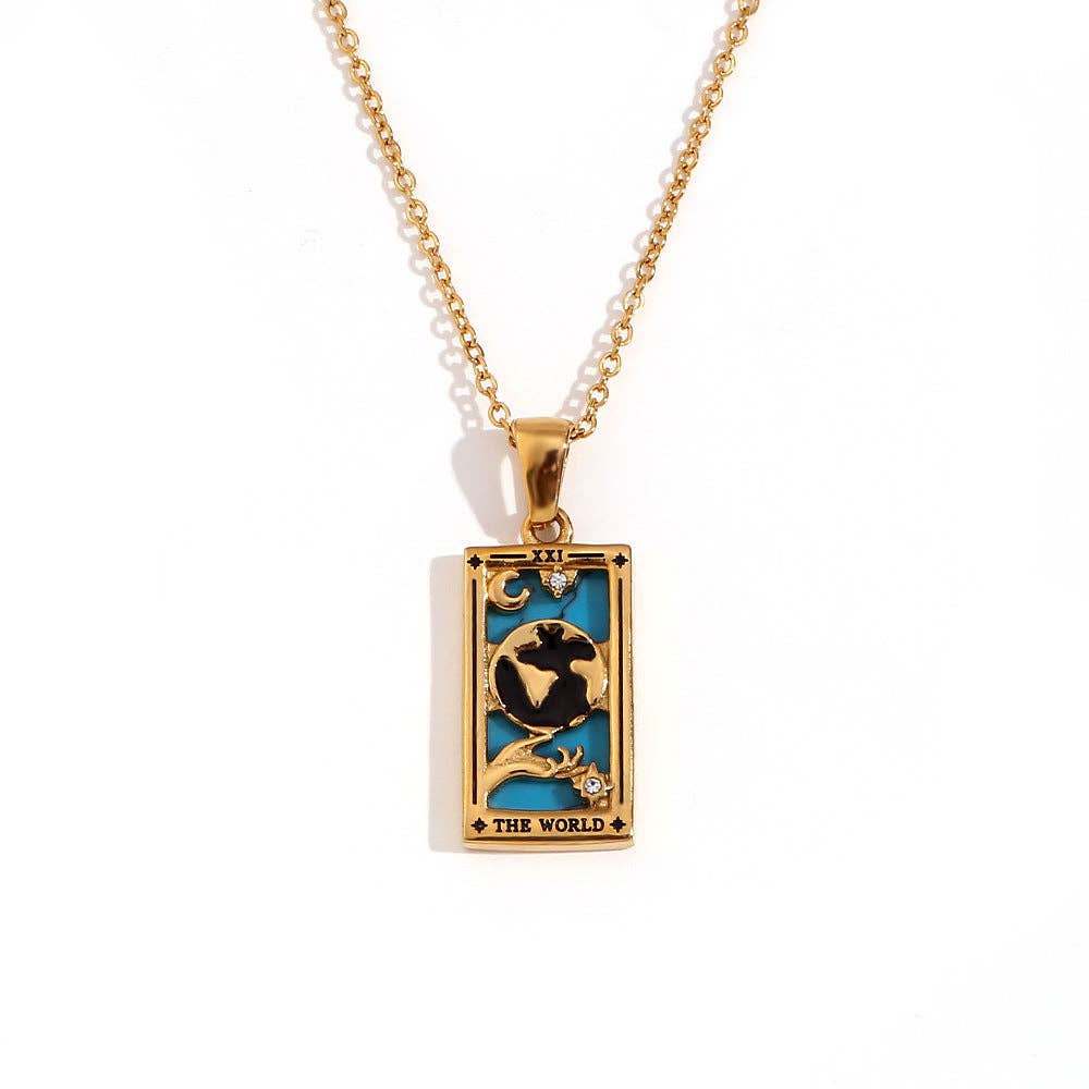 2+ Vintage Zircon Pendant Necklaces DPJN2917