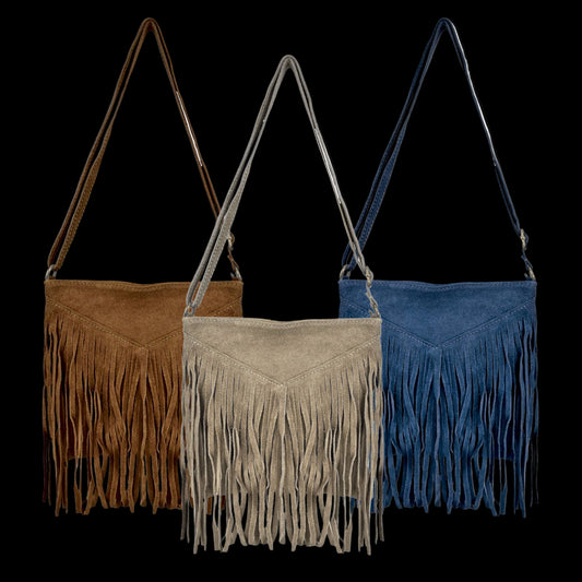 Suede Leather Bag Cascade