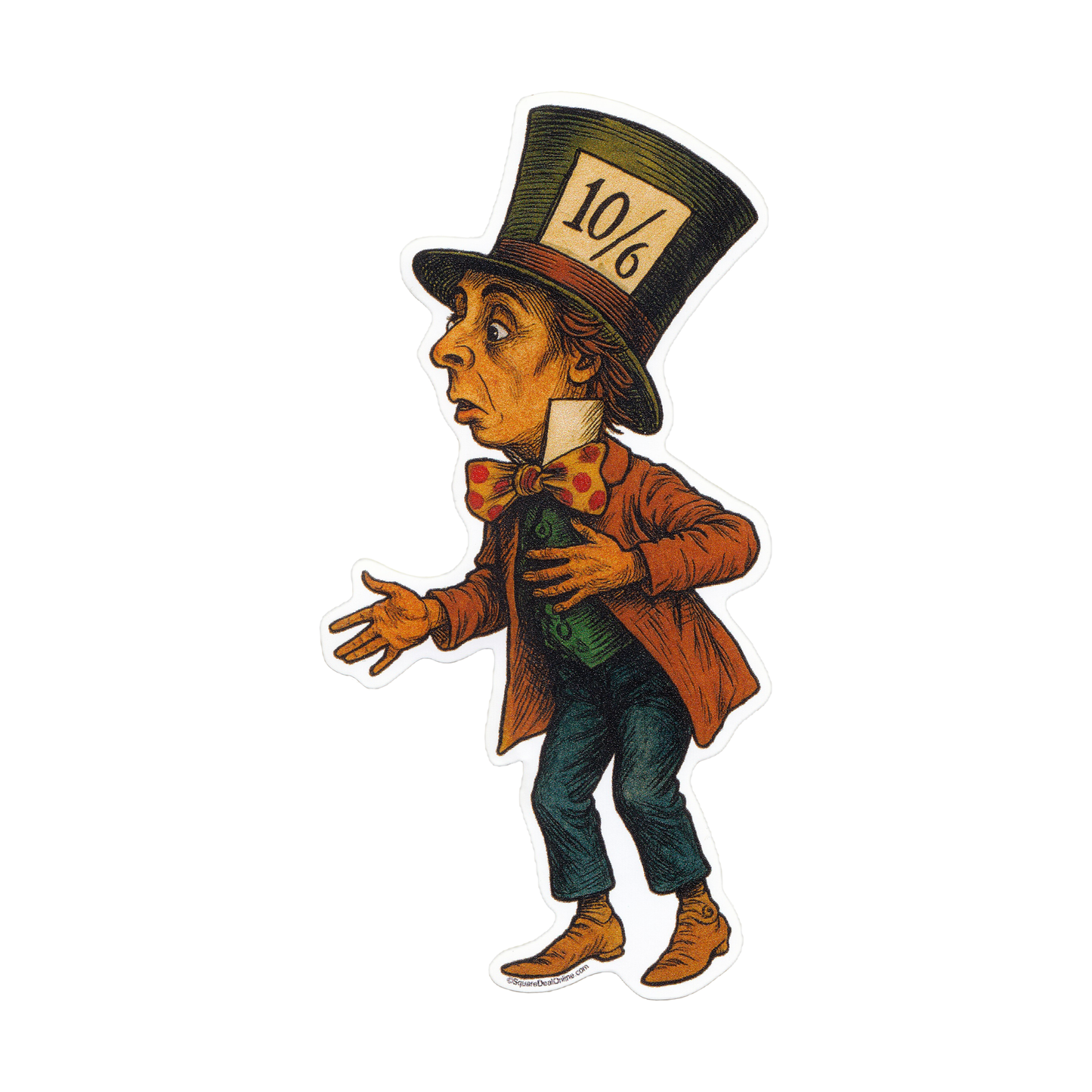 Sticker - Alice's Adventures In Wonderland - Mad Hatter