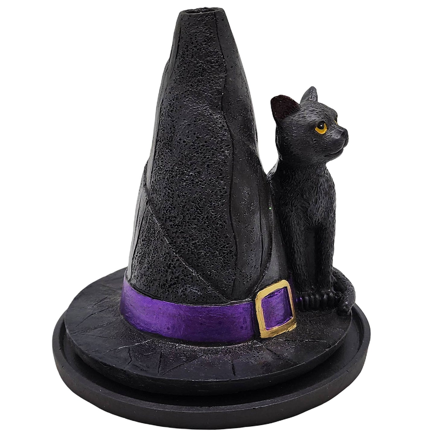 Witches Hat Cat Incense Burner