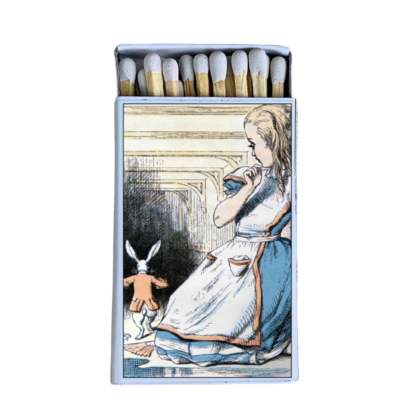 Matches • Alice in Wonderland and White Rabbit • Home Decor