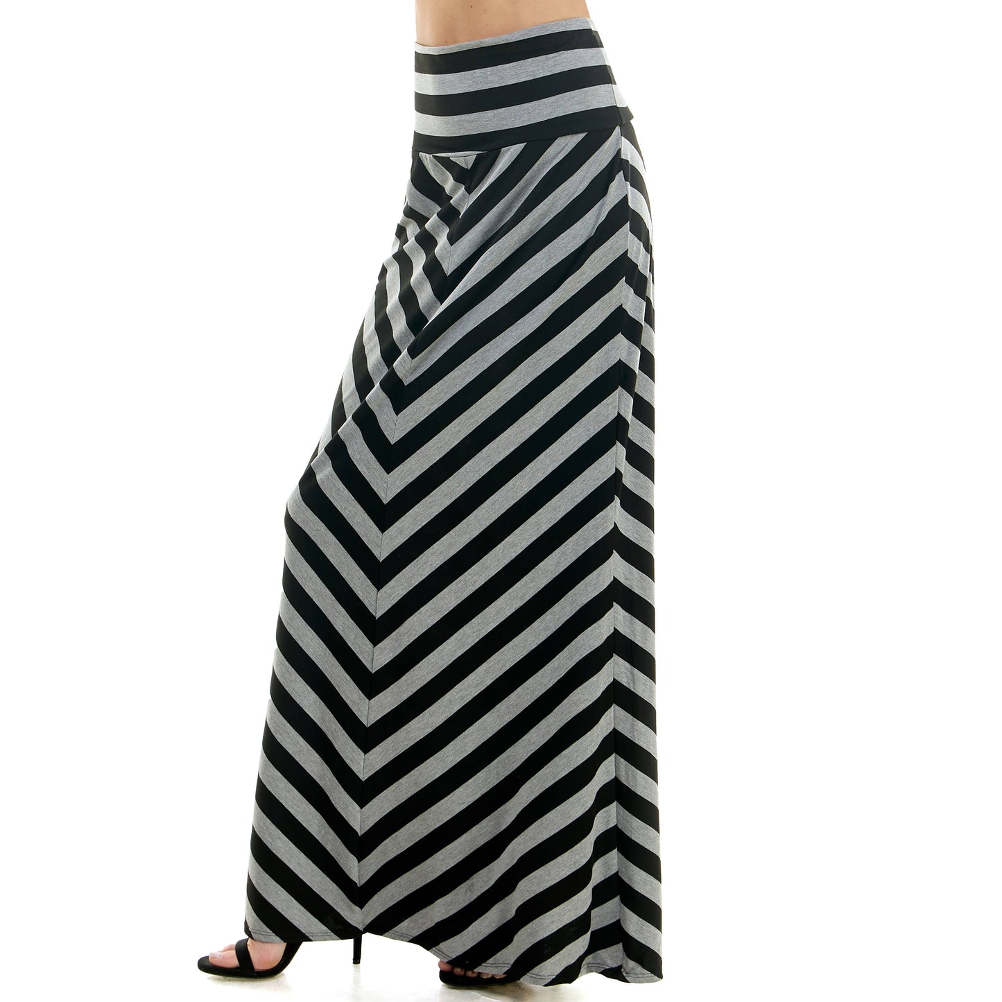 HIGH WAIST MAXI BASIC SKIRTS