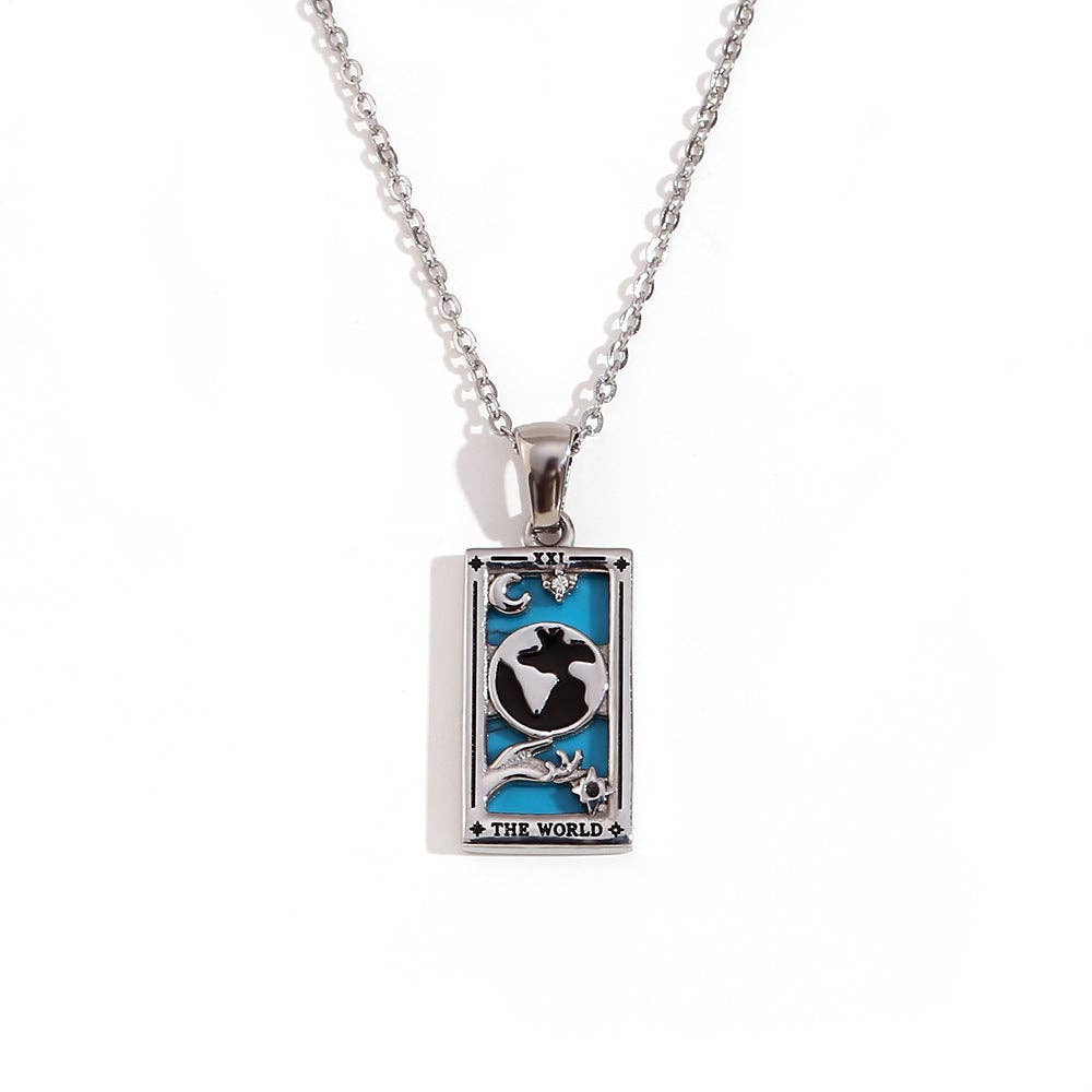 2+ Vintage Zircon Pendant Necklaces DPJN2917