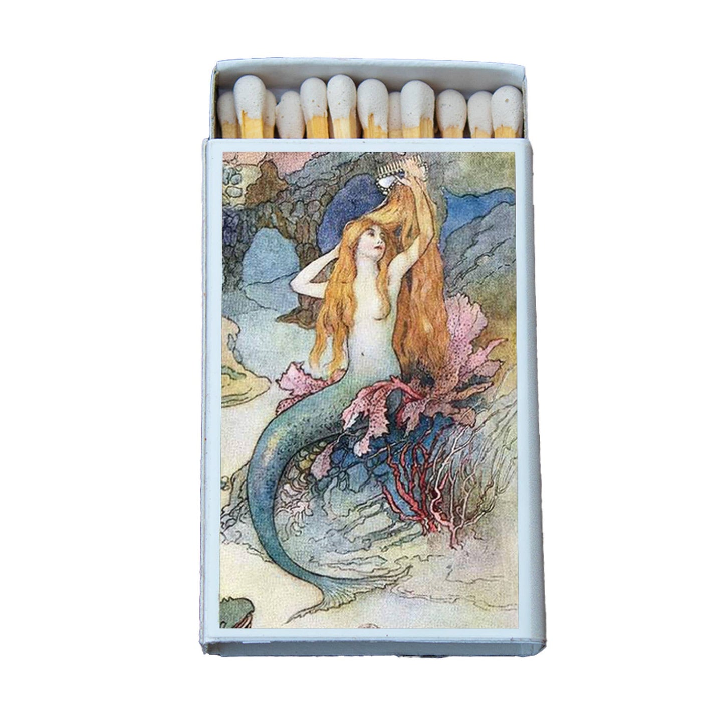 Matches • Mermaid Golden Hair  • Home Decor for Candles