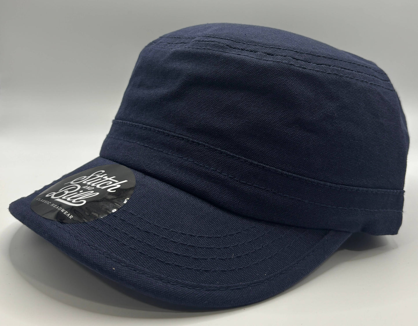 Trendy Military Cadet Cap Women Men 100% Cotton Adjustable