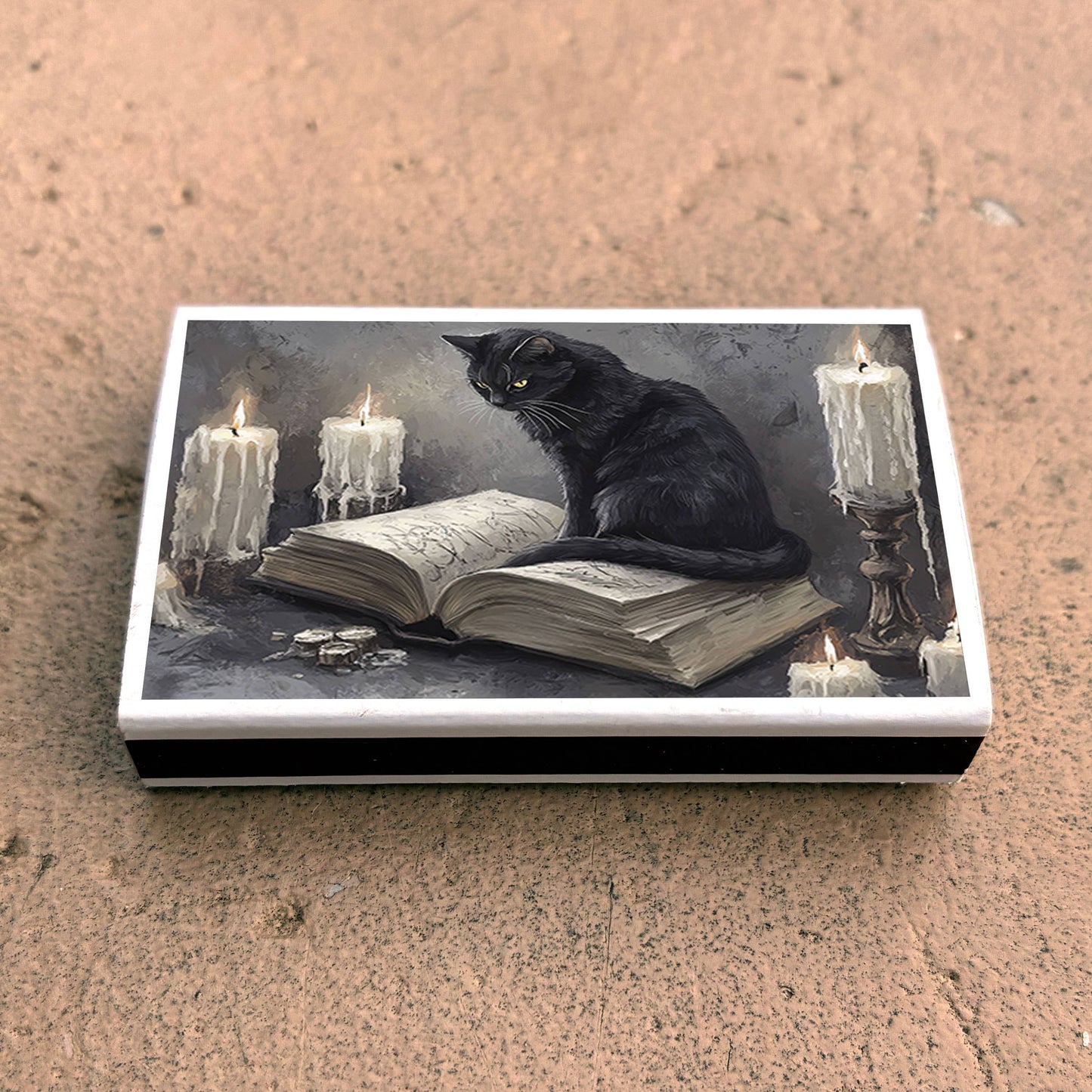Matches • Black Cat • Home Decor for Candles and Incense