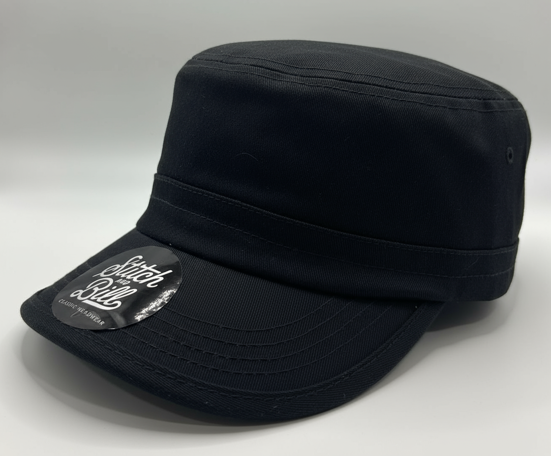 Trendy Military Cadet Cap Women Men 100% Cotton Adjustable