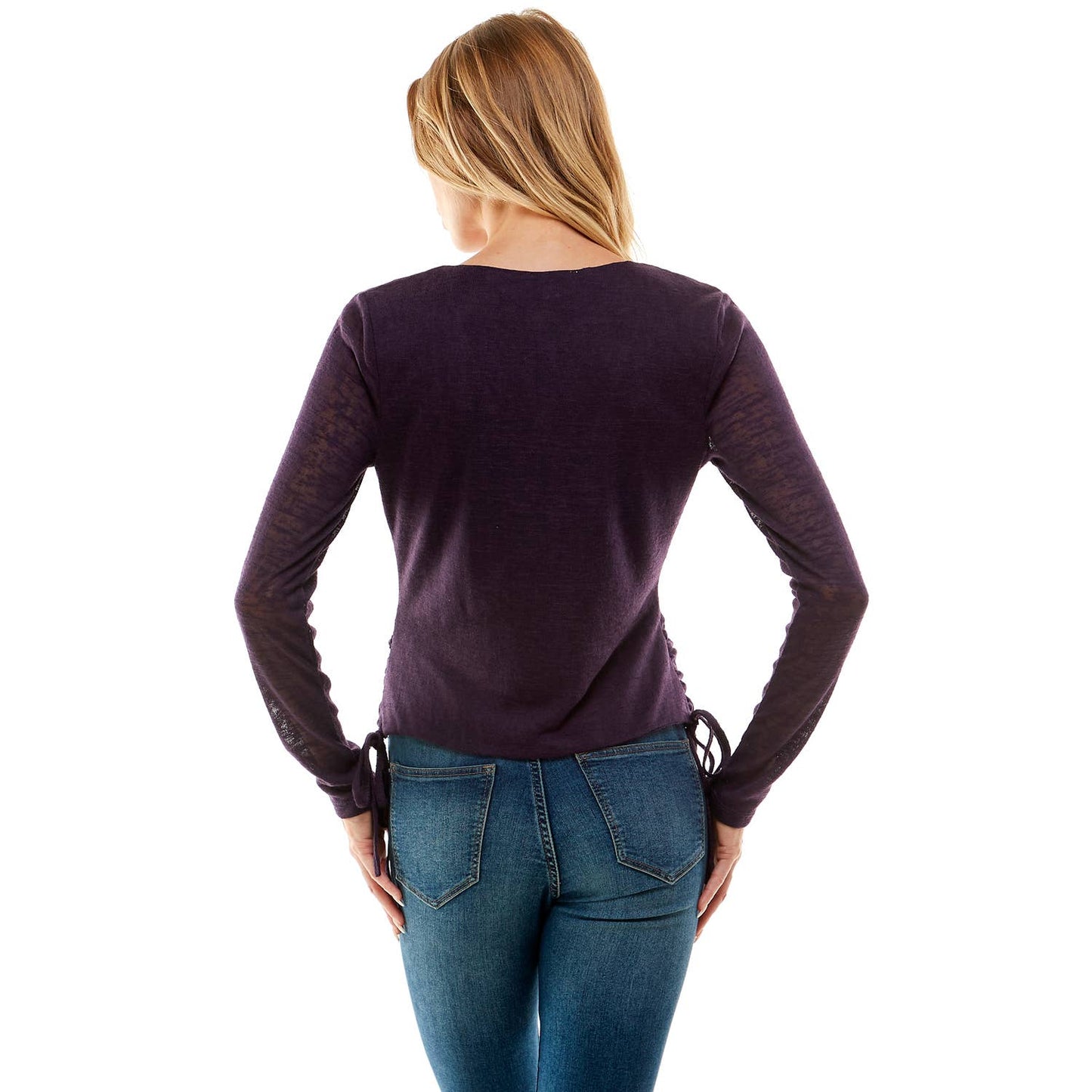 ESSENTIAL SOFT STRIDE SOLID SLUB HACCI KNIT TOP