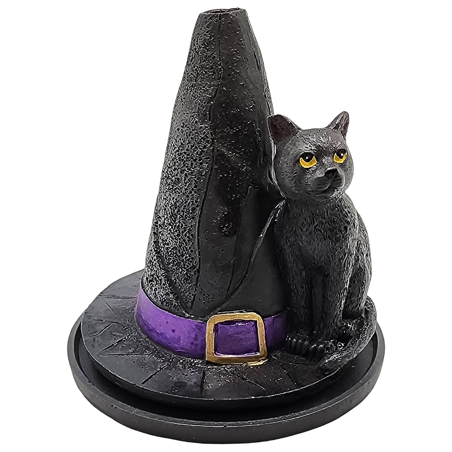 Witches Hat Cat Incense Burner