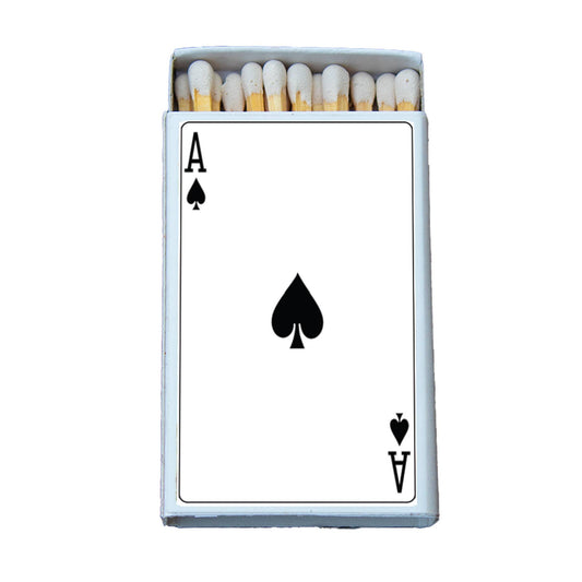 Matches • Ace of Spades • Home Decor for Candles and Incense