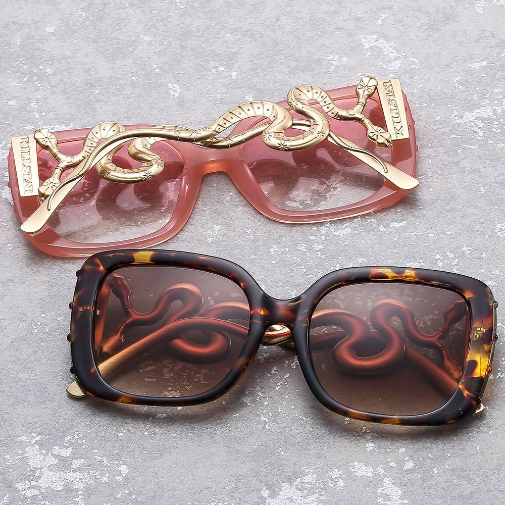 Women's Retro Gothic Double-Headed Snake Sunglasses