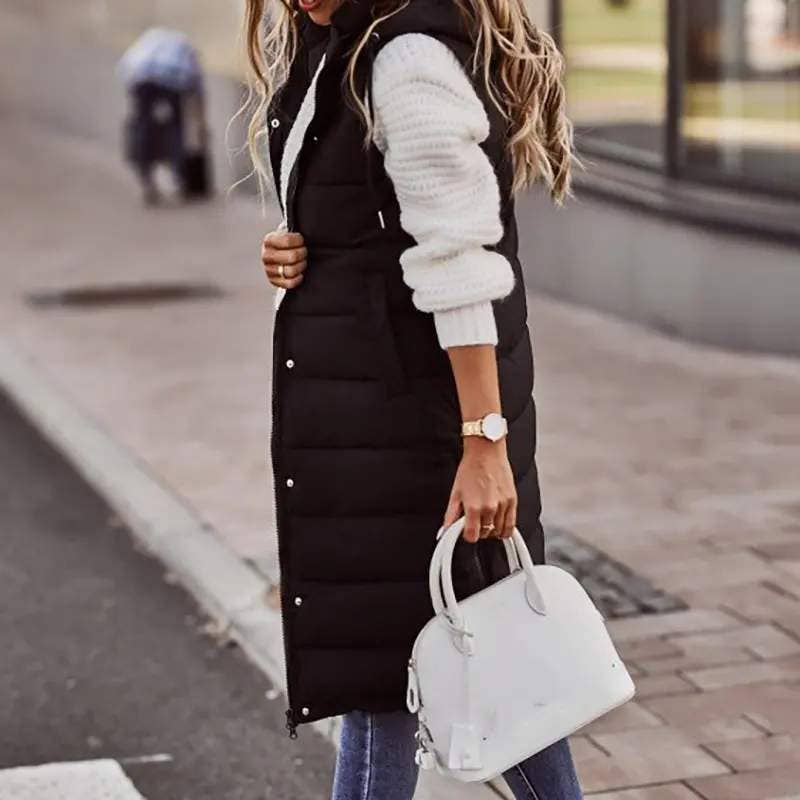 Hooded Gilet Puffer Jacket