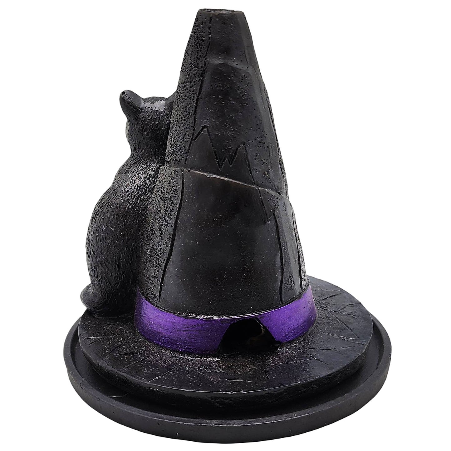 Witches Hat Cat Incense Burner